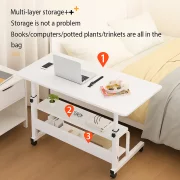 Регулируема маса за лаптоп 60x40x(69-90) см