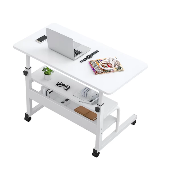 Mesa ajustable para portátil 80x40x(69-90) cm – Blanco