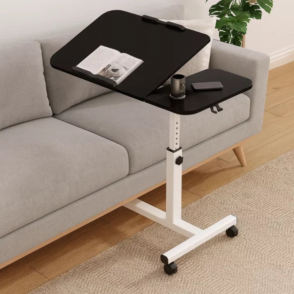 Регулируема маса за лаптоп – 60×40×(27–40) см – ЧЕРЕН