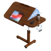 Регулируема маса за лаптоп – 60×40×(27–40) см – ОРЕХ