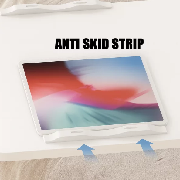 Mesa ajustable para portátil – 60×40×(27–40) cm – BLANCA