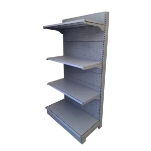 Extensión de estantería de almacenamiento de acero, adecuada para HORECA, dimensiones L 900 x An 450 x Al 1800 mm