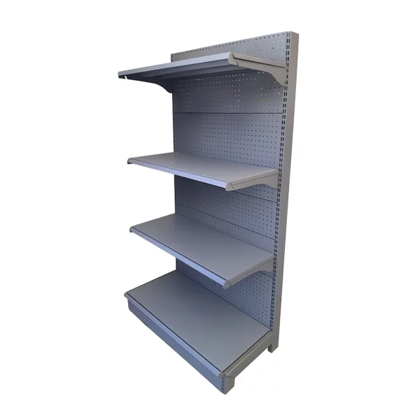 Acél tárolópolc-hosszabbítás, HORECA-hoz alkalmas, méretek H 900x Sz 450xM 1800 mm