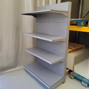 Acél tárolópolc-hosszabbítás, HORECA-hoz alkalmas, méretek H 900x Sz 450xM 1800 mm