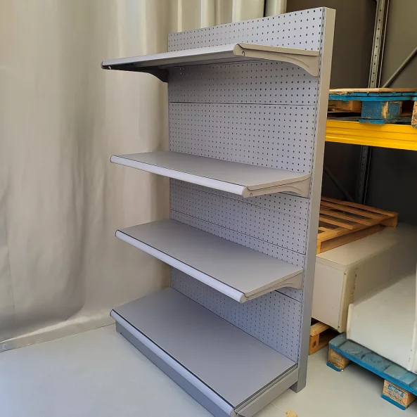 Acél tárolópolc-hosszabbítás, HORECA-hoz alkalmas, méretek H 900x Sz 450xM 1800 mm