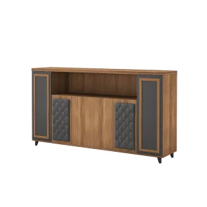 Bibliotecă modernă pentru birou-design elegant,dimensiuni W2400*D400*H1250