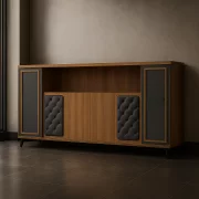 Modern irodai könyvszekrény – elegáns design, méretek: W2400D400H1250
