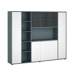 Dulap cu șase uși din PAL melaminat-W2400*D400*H2000