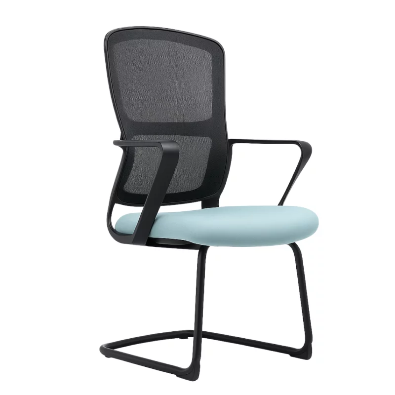 Scaun de birou ergonomic cu cadru metalic și spătar din plasă – W550*D600*H1050