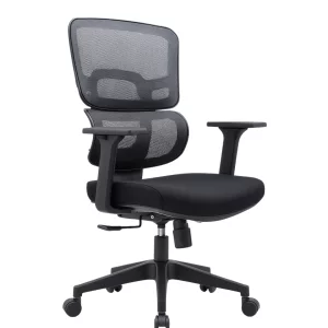 Scaun de birou ergonomic cu spătar din mesh și reglaje multiple-W720*D640*H1060-1155mm