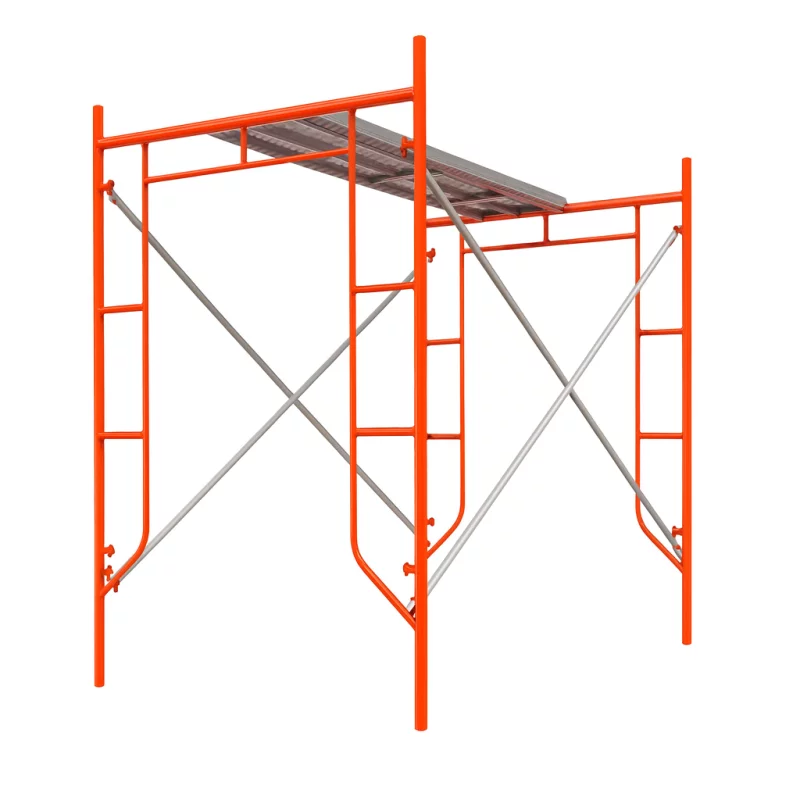 Schela circulabila din otel H2000*L1800*W1219 mm cu 2 seturi de  diagonale și o platformă