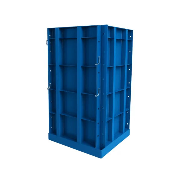 Sistema de encofrado de acero H1500 – configurado con paneles 600x2 + 400x4