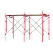 Járható acél állvány toldat H2000L1800W900, 2 ferde merevítő készlettel és egy platformmal