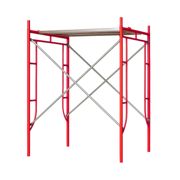 Acél mozgatható állvány H2000L1800W1524 mm, 2 darab átlós merevítővel és egy platformmal.