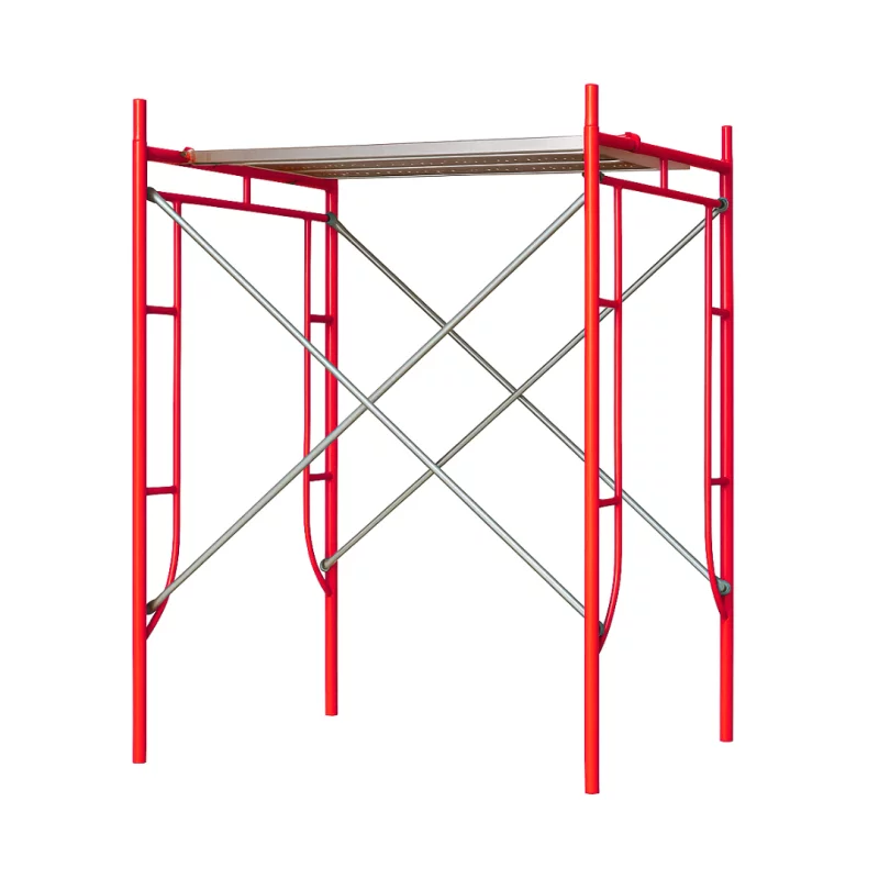 Schela circulabila din otel H2000*L1800*W1524 mm cu 2 seturi de  diagonale și o platformă