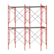 Járható acél állvány – H4000×L3600×W900 mm, 2 hosszabbítással