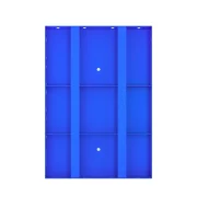 Panel azul para encofrados con dimensiones: 1000×600×50 mm