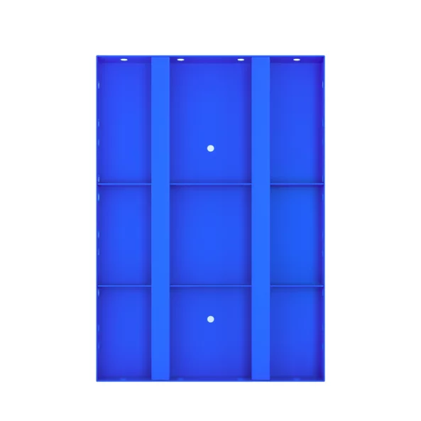 Panel azul para encofrados con dimensiones: 1000×600×50 mm