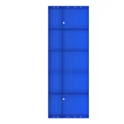Panel azul para encofrados con dimensiones: 1500×400×50 mm