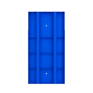 Син кофражен панел с размери: 1500×600×50 мм