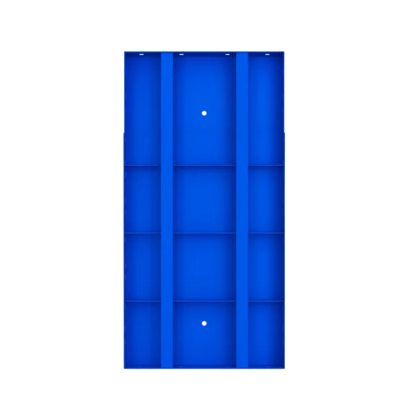 Panel azul para encofrados con dimensiones: 1500×600×50 mm
