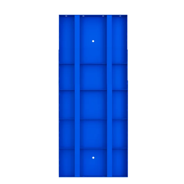Panel azul para encofrado con dimensiones: 180060050 mm
