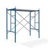Подвижно скеле – синьо – от стомана, H2000L1800W1219 mm, с 2 комплекта диагонали и една платформа
