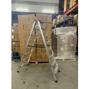 Professzionális alumínium létra – 2x8 fokos, hajlítható