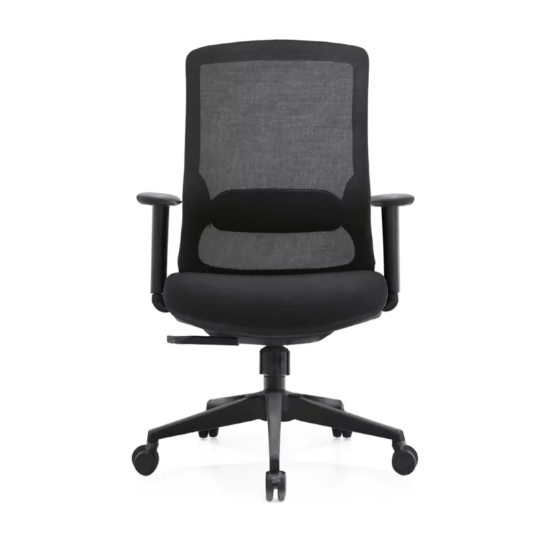 Scaun de birou ergonomic cu spătar reglabil și suport pentru brațe - W720*D635*H1000-1080 mm