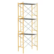 Подвижно стоманено скеле H6000L1800W900 mm с 6 комплекта диагонали и 3 платформи