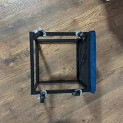 Taburet multifuncțional 5 în 1 din catifea-culoare navy