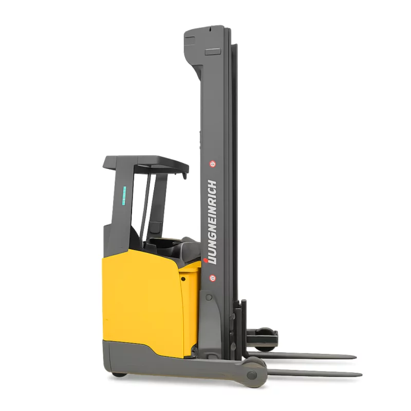 Electrostivuitor Jungheinrich ETV 214 – 992DZ, Triplex 9.92 m, 2018, 3150 h, retractabil second-hand