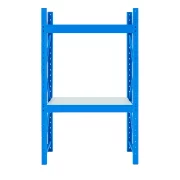 Професионален стелаж за съхранение L1000xШ600xВ2000, 400 кг - 2нива