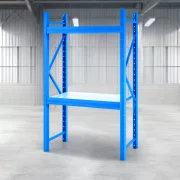 Професионален стелаж за съхранение L1000xШ600xВ2000, 400 кг - 2нива