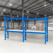 Estantería profesional de almacenamiento L930×l600×H2000, 400 kg – 2 niveles