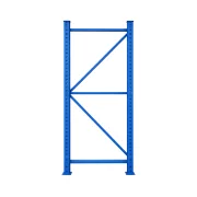 Pata para estantería profesional 2000 × 600 mm – con sistema de fijación mediante tornillos – 500 kg/nivel