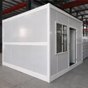 Container pliabil-cu ușă tip panou sandwich,ferestre PVC și instalație electrică–2450x3000x2470 mm