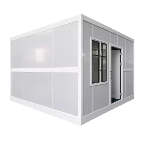 Container pliabil-cu ușă tip panou sandwich,ferestre PVC și instalație electrică–2450x3000x2470 mm