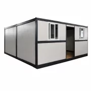 Container pliabil-cu ușă tip panou sandwich,ferestre PVC și instalație electrică–2450x3000x2470 mm