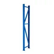 Pata para estantería profesional 2000 × 600 × 90 × 70 mm, espesor 1,5 mm, con sistema de fijación mediante tornillos – 1000 kg/nivel