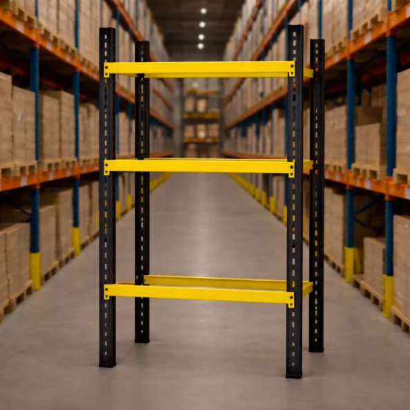 Професионален складов стелаж L1085 x 600 x H2000 мм, 600 кг – без рафтове