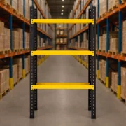 Професионален складов стелаж L1085 x 600 x H2000 мм, 600 кг – без рафтове