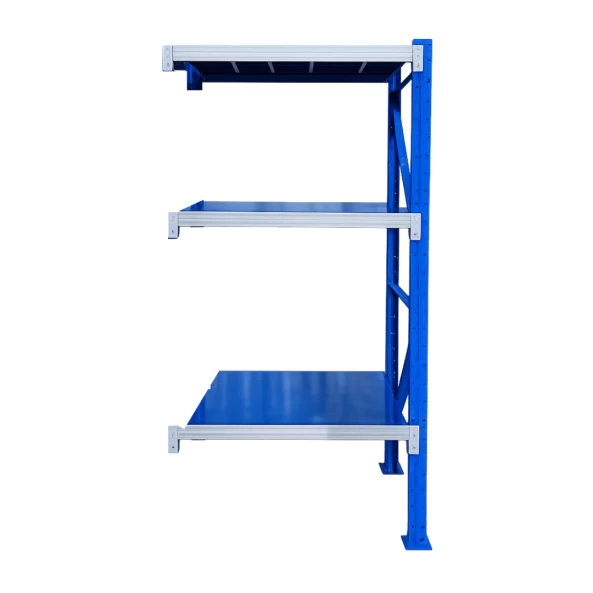 Extensión de estantería profesional de almacenamiento L1000 × 600 × H2000 – capacidad de carga 600 kg / 3 niveles