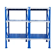 Extensión de estantería profesional de almacenamiento L1000 × 600 × H2000 – capacidad de carga 600 kg / 3 niveles