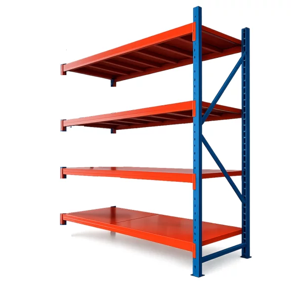 Extensión – Estantería profesional de almacenamiento – L2000 x An600 x Al2000 mm – 500 kg/nivel