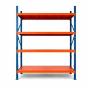 Estantería profesional para almacenamiento – 2000 x 600 x 2000 mm – 500 kg/nivel