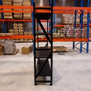 Стойка за професионален стелаж – 2000 × 400 мм, профил 50×35×0,7 мм, със система за закрепване с болтове – 100 кг/ниво