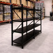 Extensie-Raft profesional pentru depozitare-L1200 x l400 x H2000 mm -100KG/NIVEL-Black
