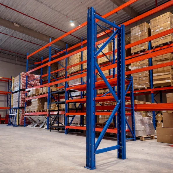 Professzionális polcláb 2000 × 600 × 90 × 70 mm, 1,5 mm vastagságú, csavaros rögzítőrendszerrel – 1000 kg/szint