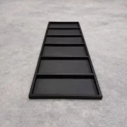 Estante metálico para estantería profesional – 1090 × 380 mm, grosor 0,25 mm – 100 kg/nivel